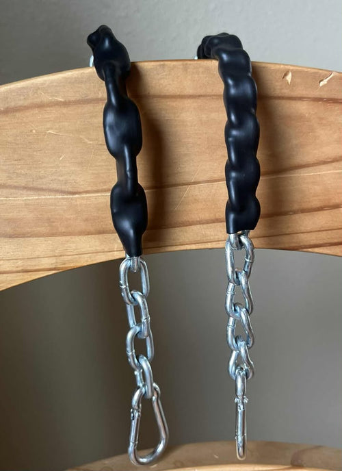 Chain Chinstraps w/ rubber covering