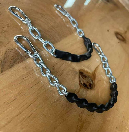 Chain Chinstraps w/ rubber covering