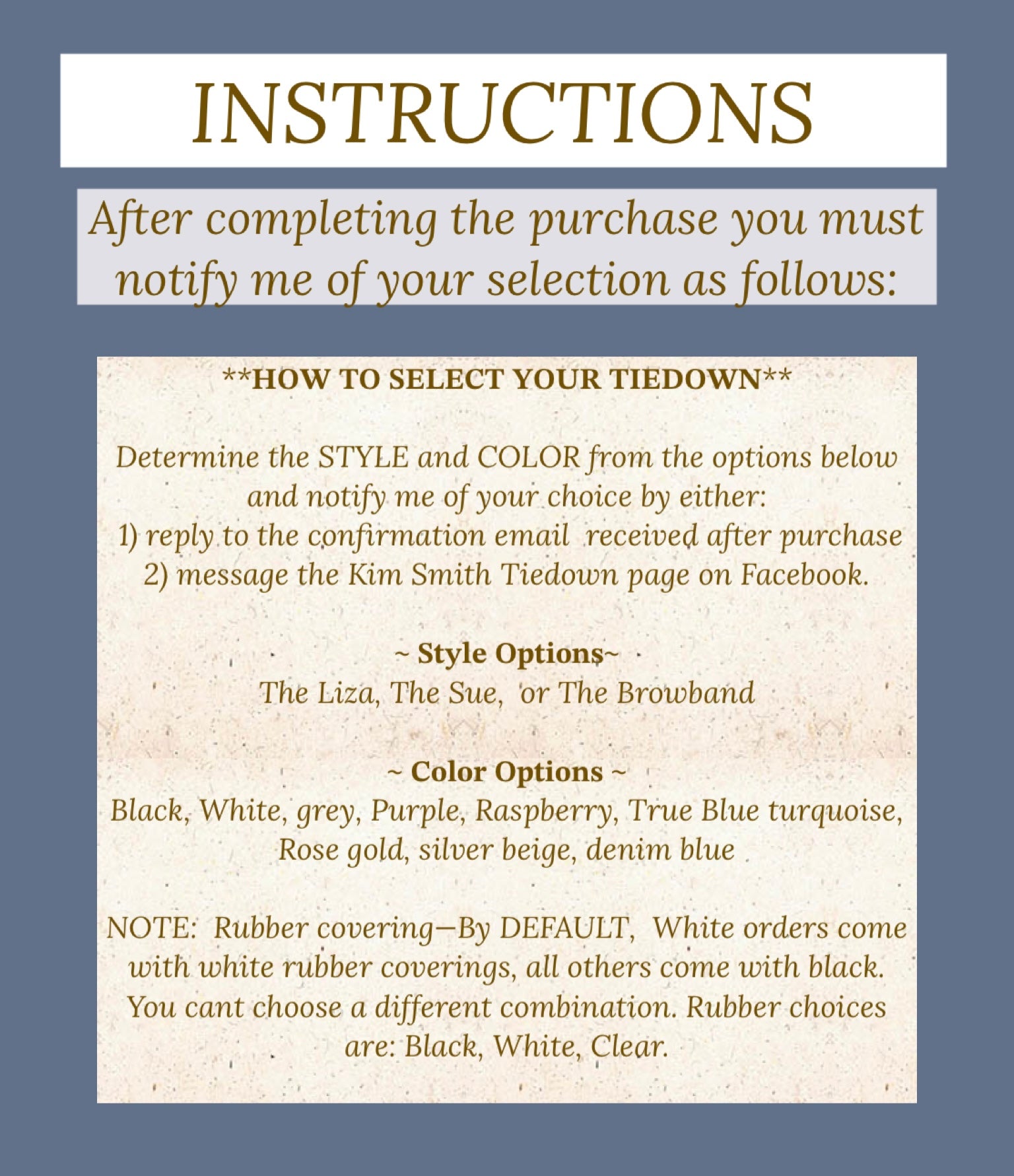 Custom Item - RUSH - Offered every Wednesday at 8am PST